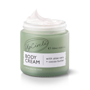 VEGAN BODY CREAM WITH ALOE VERA = COAOA BUTTER FOR DRY SKIN