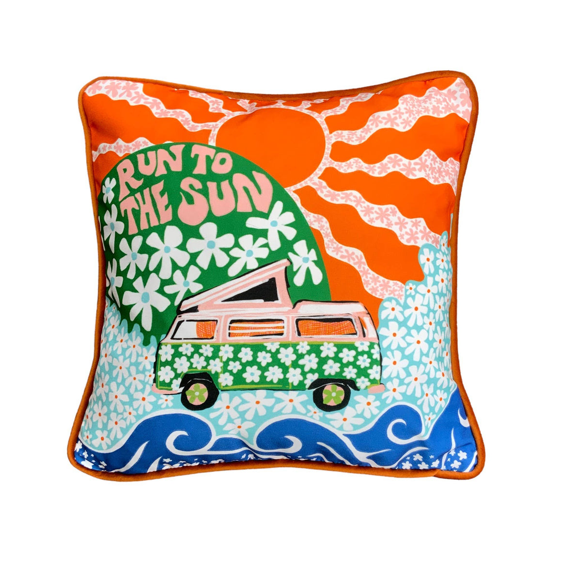 RUN TO THE SUN CUSHION BY NEIGHBOURHOOD