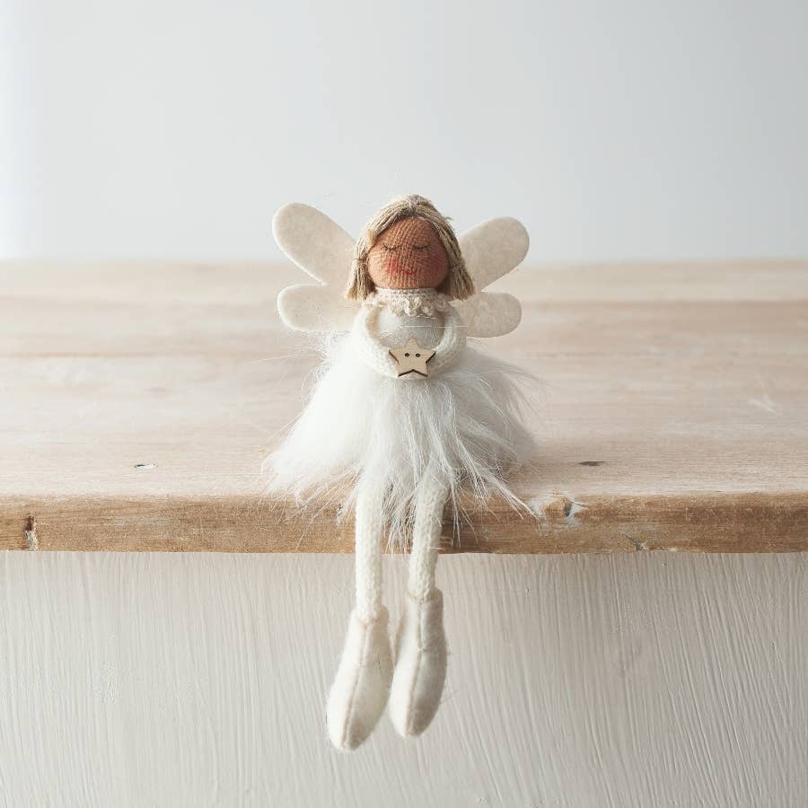 FABRIC ANGELS - 4 COLOUR OPTIONS- 16cm