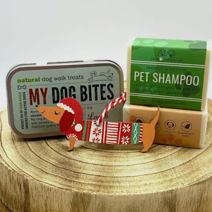 DOG GIFT SET - NEEM SHAMPOO AND LAMB DOG TREATS