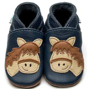 SOFT LEATHER BABY SHOES - VARIOUS DESIGNS