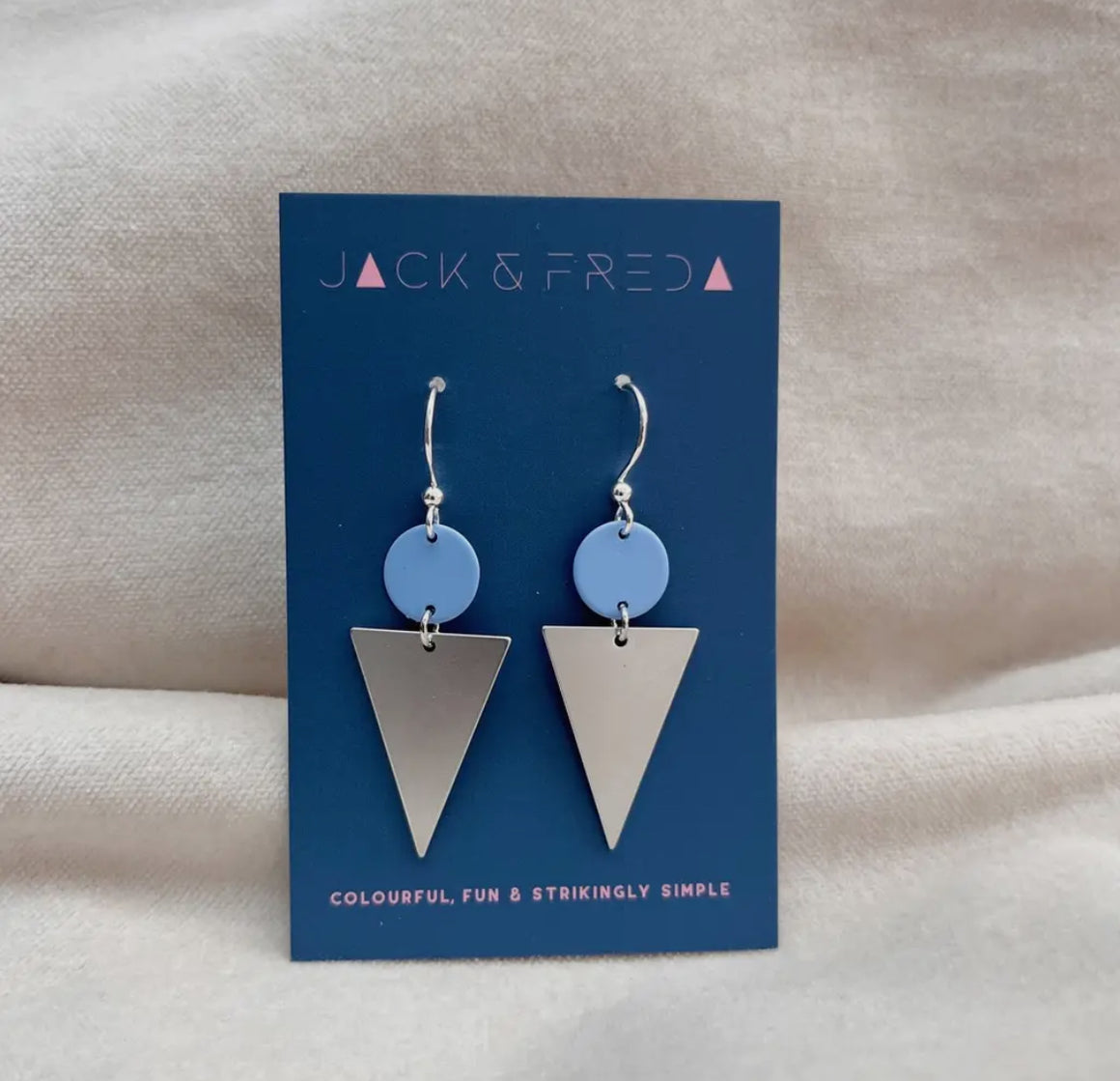 LOLA TRIANGLE EARRINGS - VARIOUS COLOURS