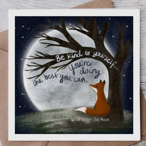FOX UNDER THE MOON CARDS -VARIOUS WITH SPECIAL MESSAGES