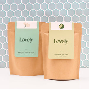 BATH SALTS - RESPECT YOUR ELDERD - ELDERFLOWER AND GOOSEBERRY