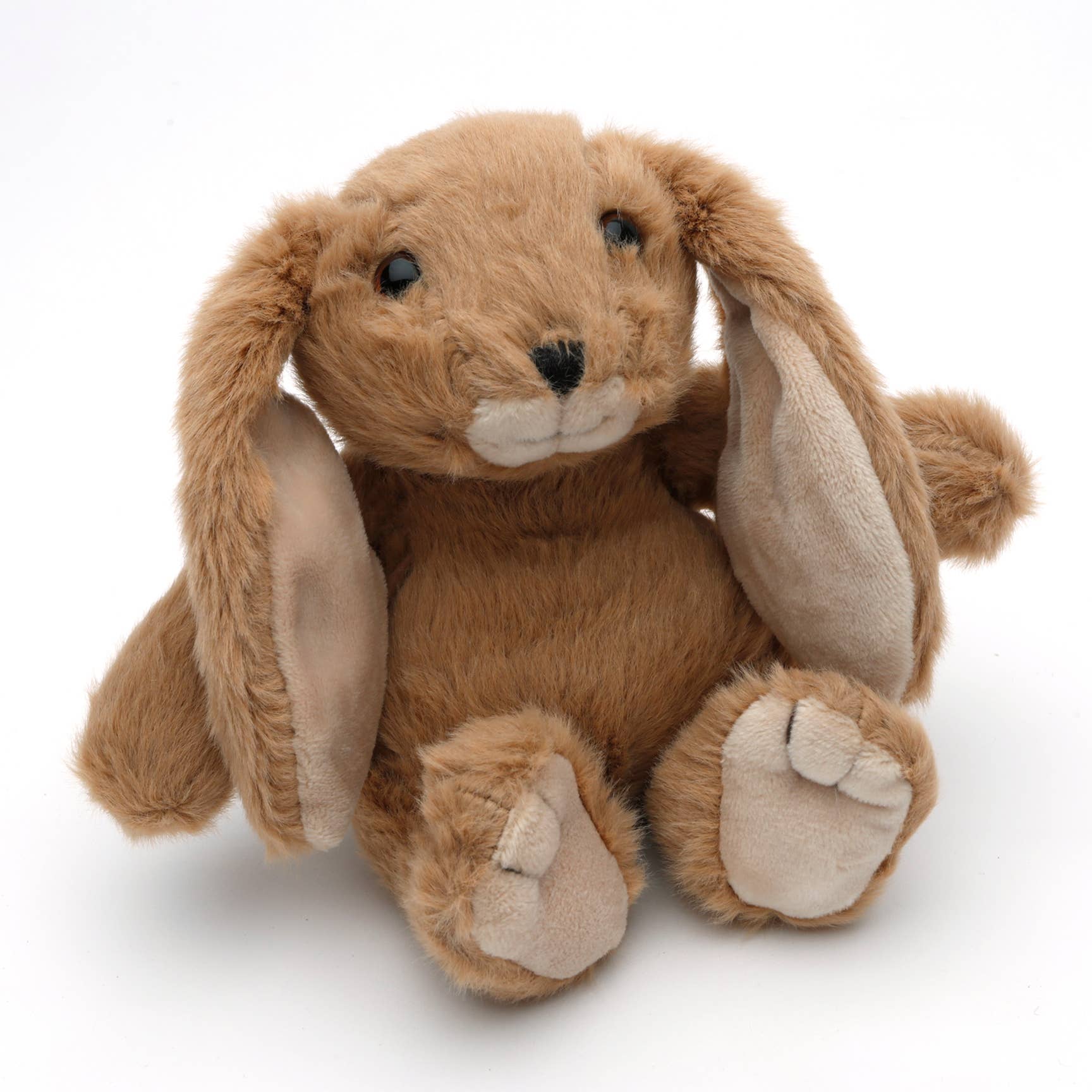 BUNNY SNUGGLY BROWN PLUSH TOY – BABY SAFE & VEGAN