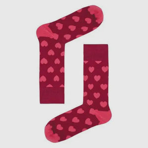 LADIES STRIPY COTTON SOCKS - VARIOUS DESIGNS