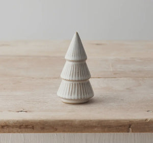GLAZED WHITE CERAMIC TREE