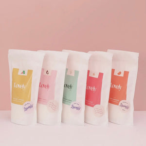 BATH SALTS BY LOVELY SKINCARE- VARIOUS FRAGRANCES