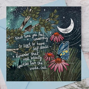 FOX UNDER THE MOON CARDS -VARIOUS WITH SPECIAL MESSAGES