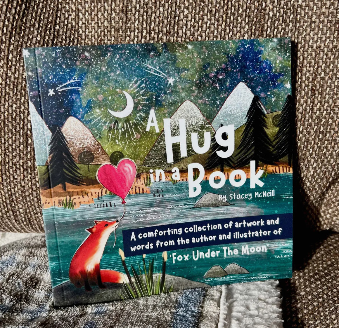 HUG IN A BOOK BY FOX UNDER THE MOON