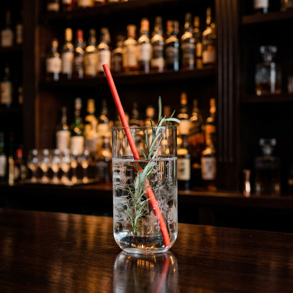 EXOTIC FLORAL HIGH BALL GLASSES BY EMMA BRITTON