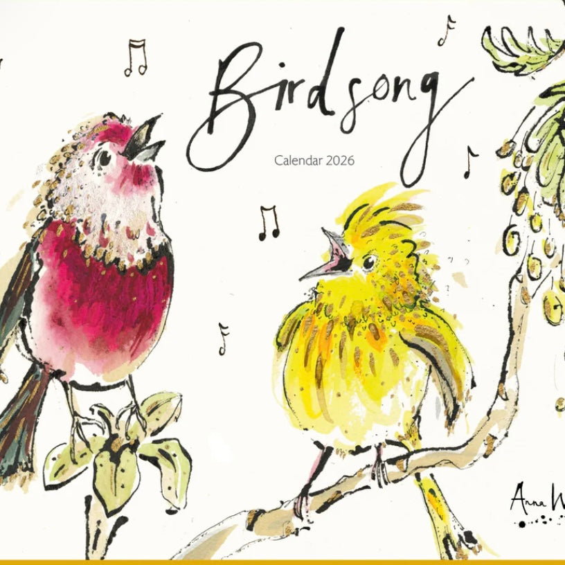 ANNA WRIGHT 2026 BIRDSONG CALENDAR