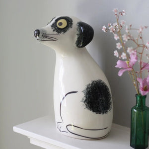 BLACK AND WHITE DOG MONEY BOX BY HANNAH TURNER