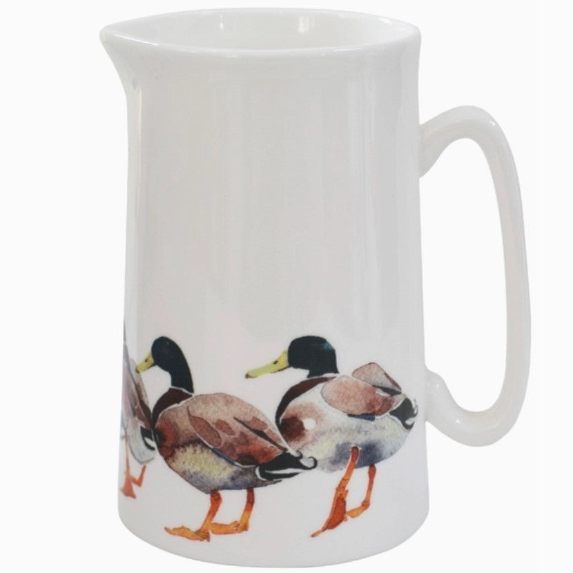 MALLARDS JUG BY MARY ANN ROGERS