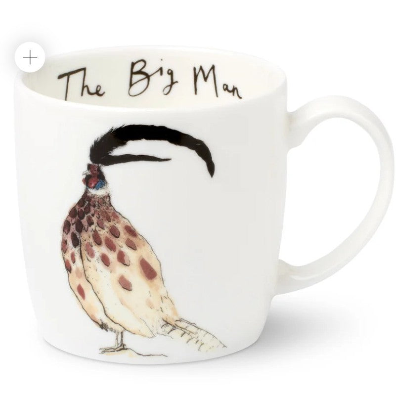 THE BIG MAN FINE BONE CHINA MUG - Feather & Twigs
