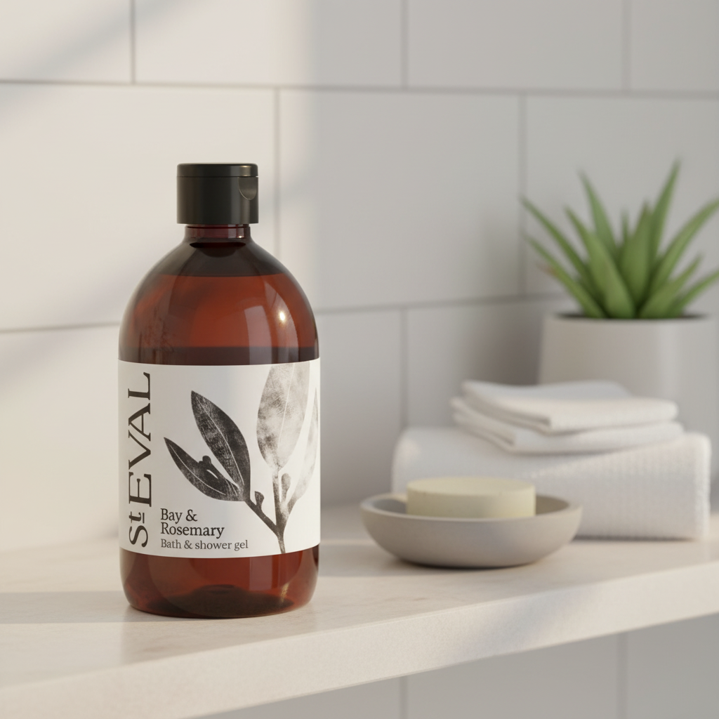 ST EVAL SHOWER GEL - BAY AND ROSEMARY