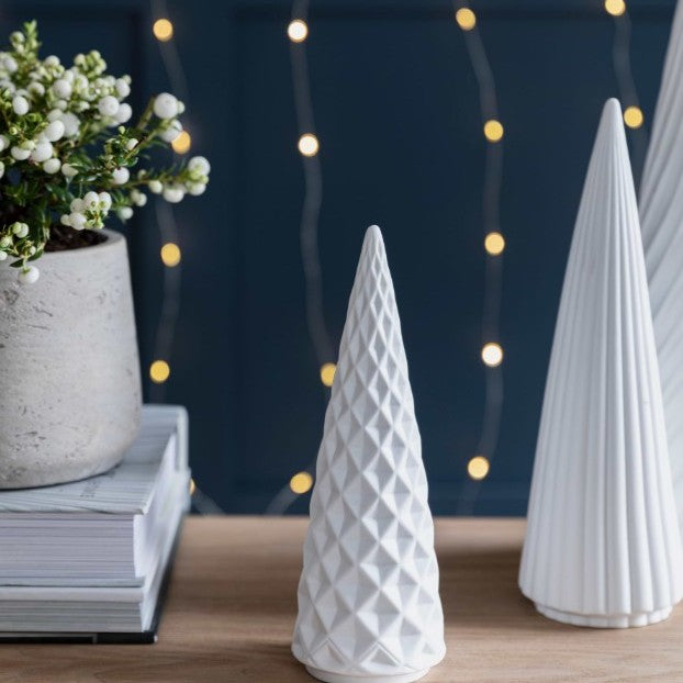PORCELAIN CHRISTMAS TREE - SMALL