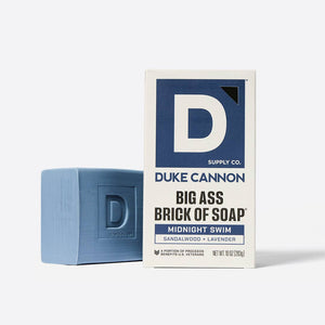 BIG ASS BRICK OF SOAP - MIDNIGHT SWIM BY DUKE CANNON