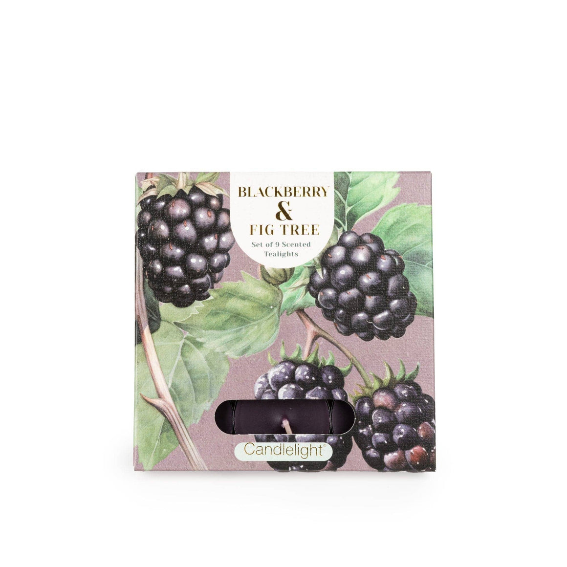 SET OF 9 TEA LIGHTS - BLACKBERRY AND FIG TREE