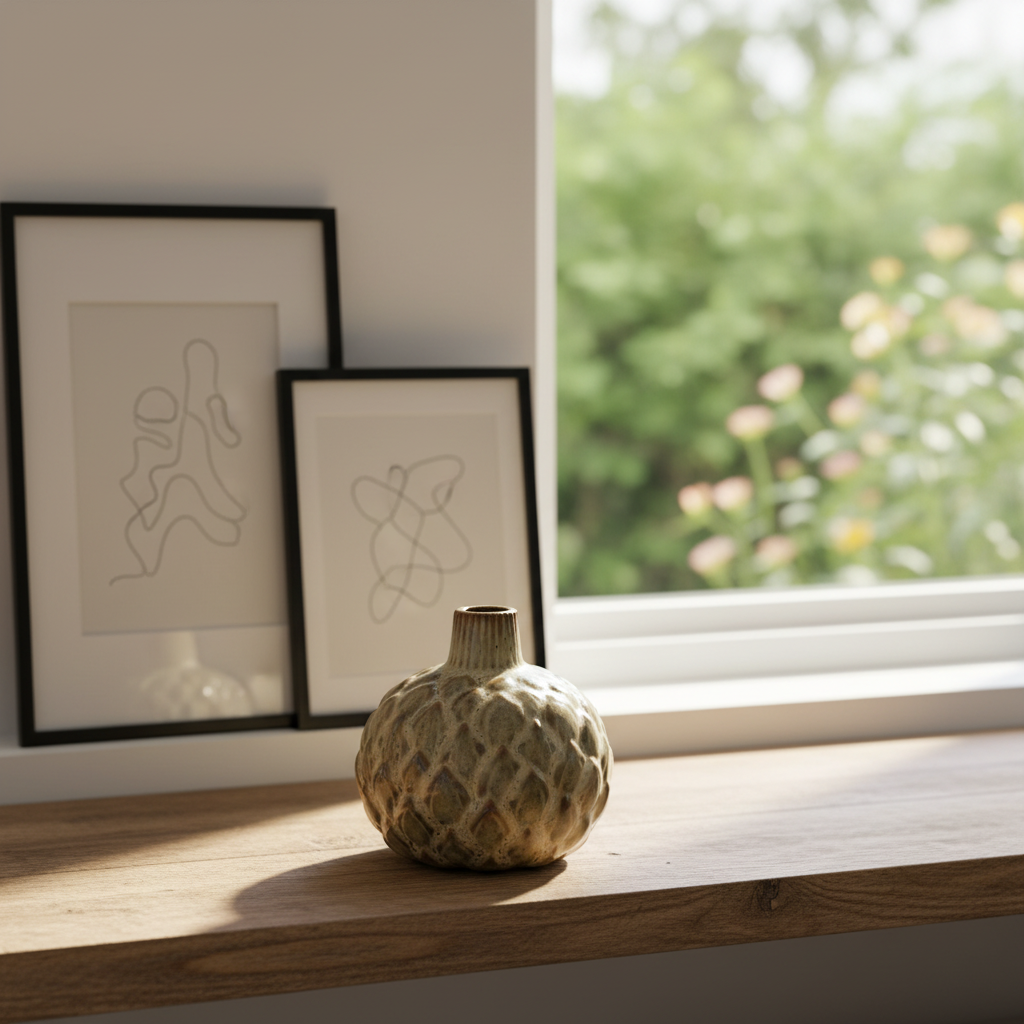 SMALL DECORATIVE BUD VASE 12CM FOR HOME DÉCOR