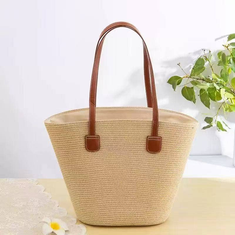 NATURAL SHOULDER - BEACH BAG- 42x30x13cm
