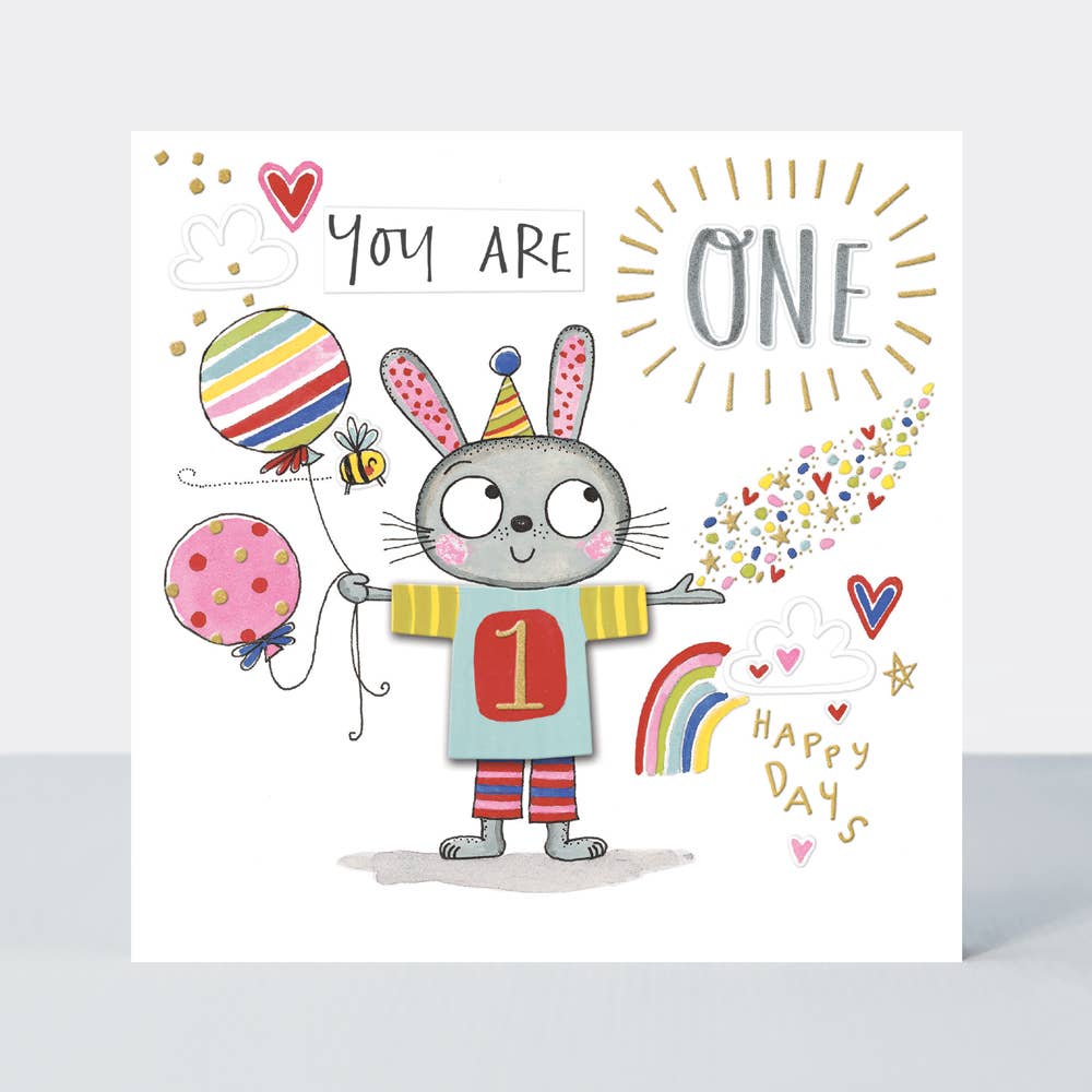 AGE 1 - RABBIT AND BALLOONS