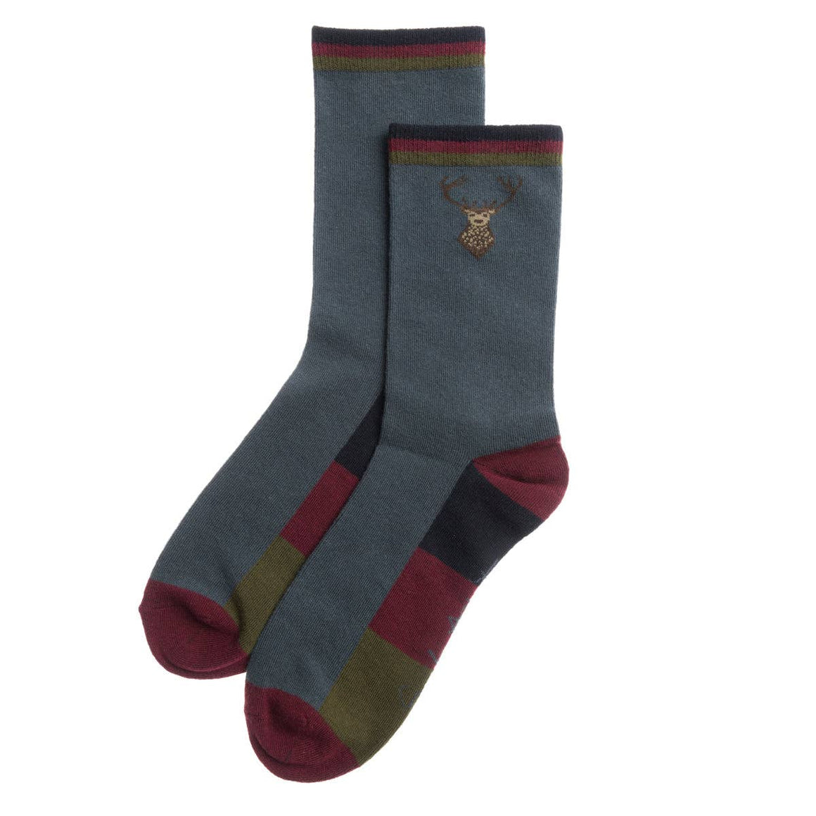 Highland Stag Mens Socks - Feather & Twigs