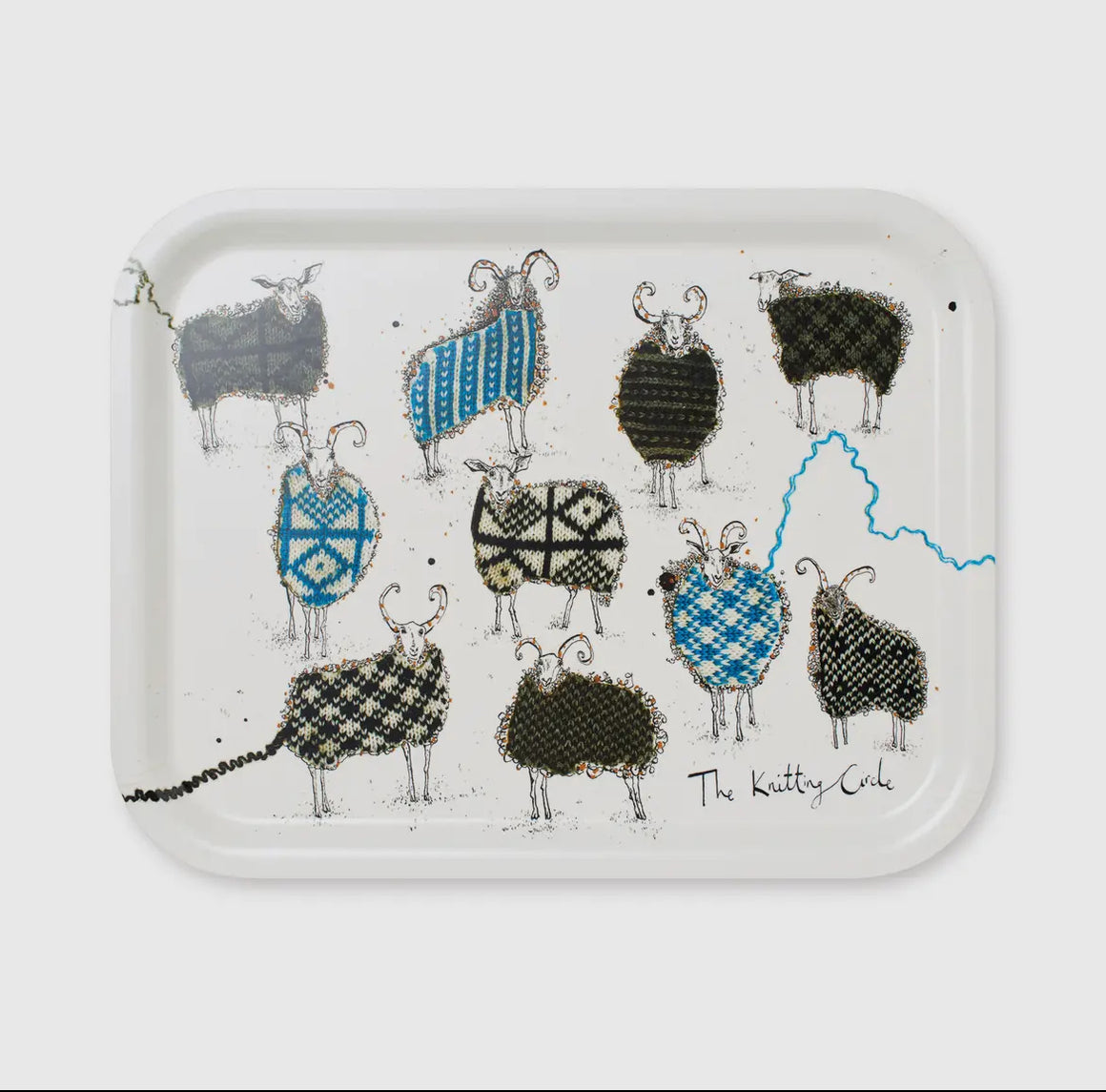 KNITTING CIRCLE TRAY - END OF LINE - Feather & Twigs