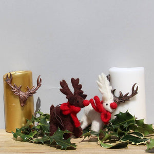 HANDMADE FELT RUDOLF HANGING DECORATION