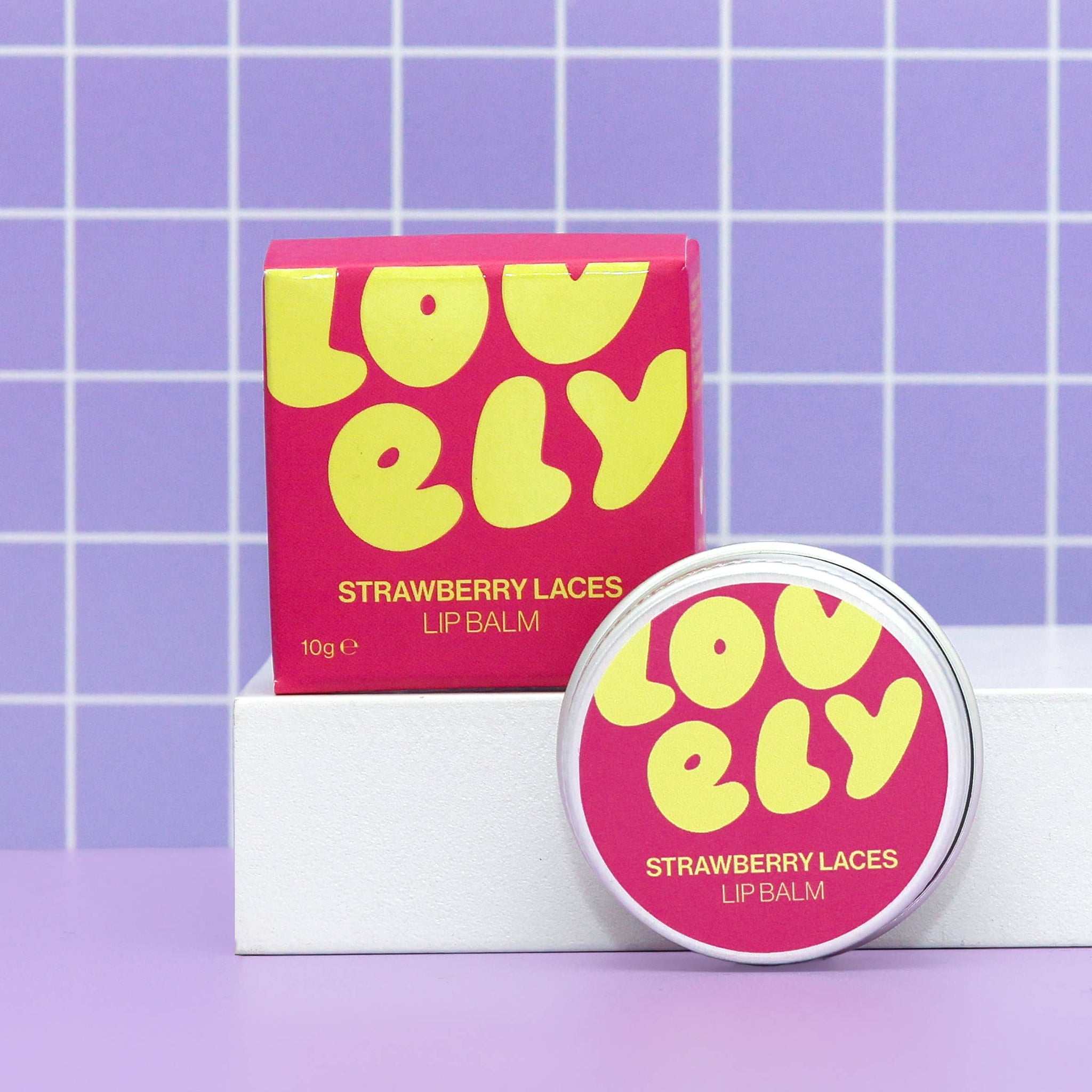 Lip Balm - Strawberry Laces - Feather & Twigs