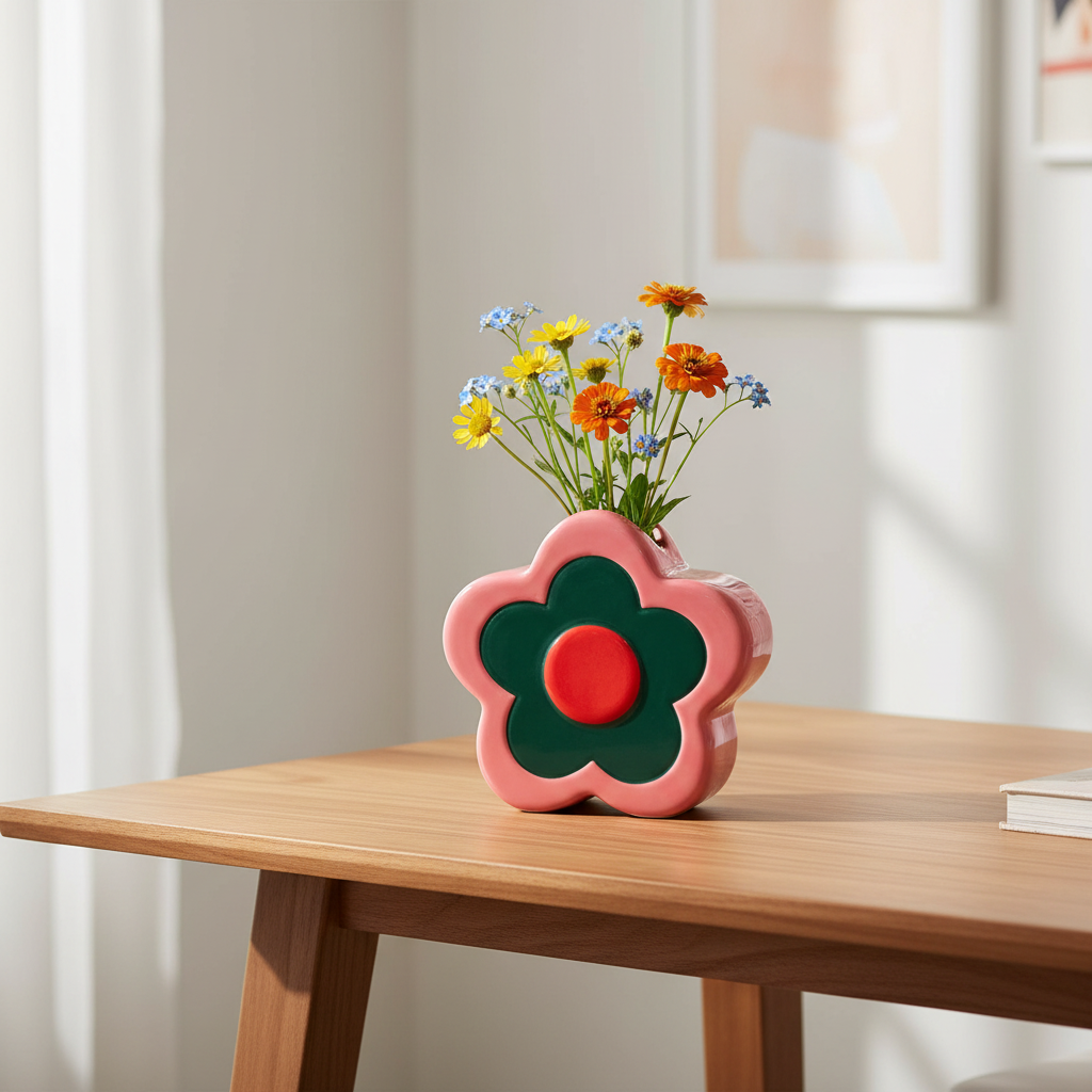 RETRO FLOWER VASE