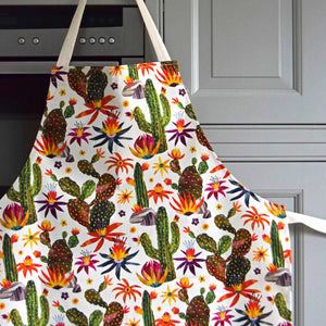 DESERT CACTUS COTTON APRON