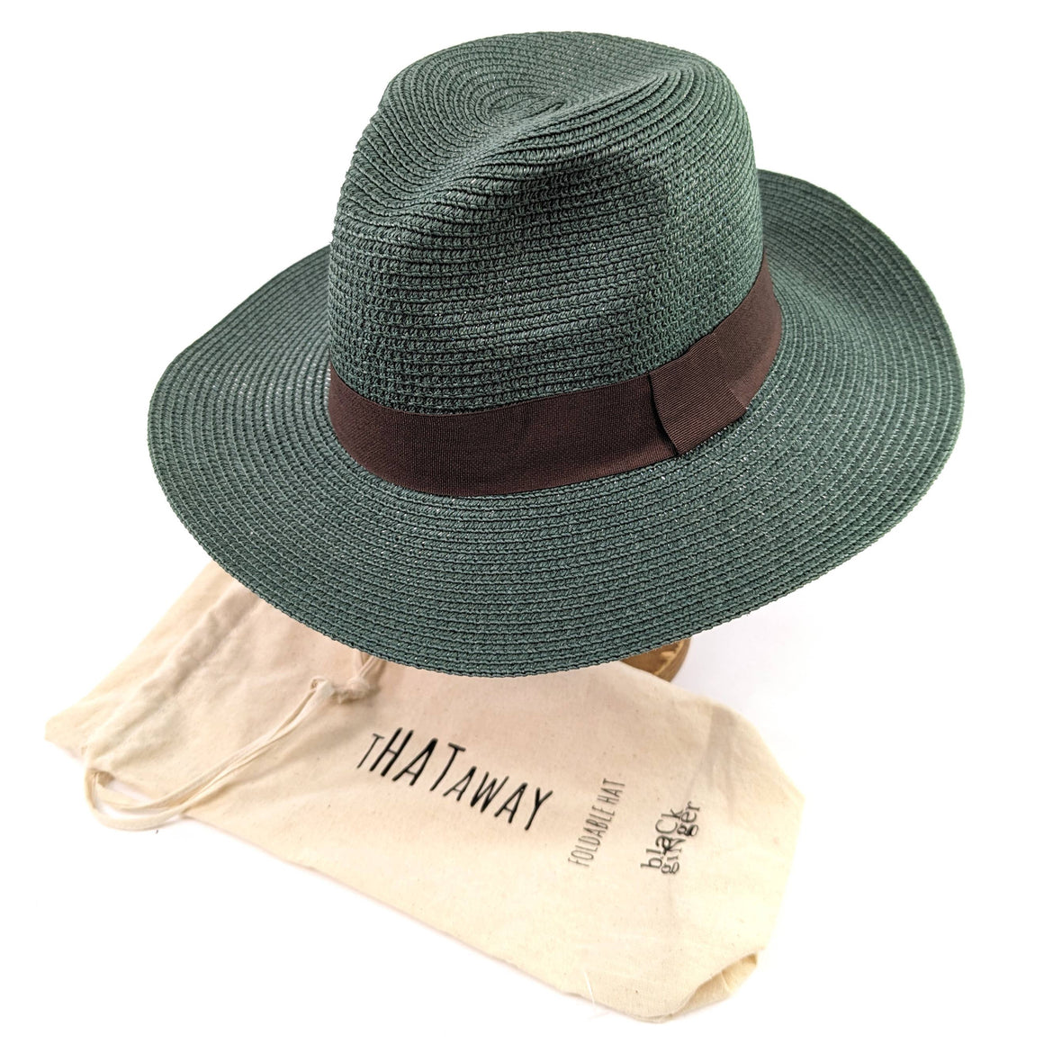TEAL BLUE PANAMA HAT IN TEAL (57cm) - Feather & Twigs