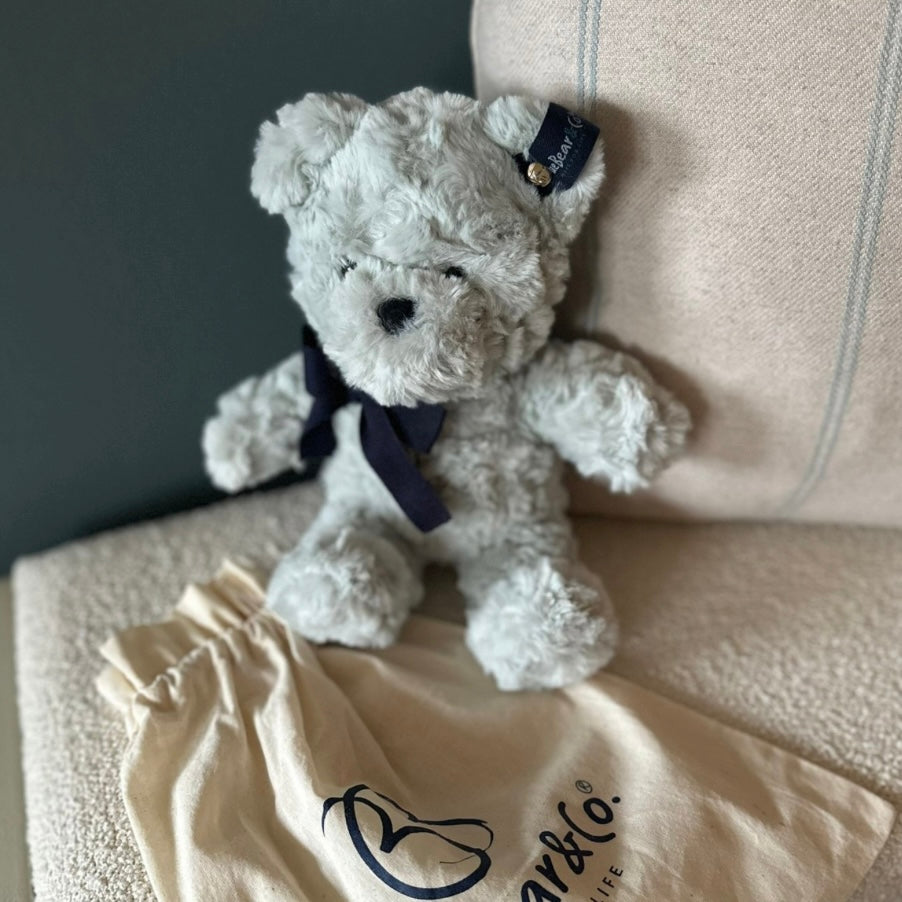 LITTLE BLUE BEAR WITH SCENTED HEART BY BLUE BEAR CO - Feather & Twigs