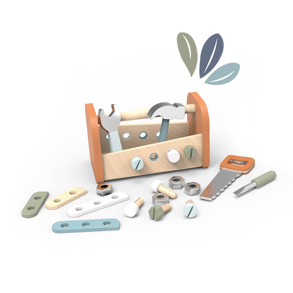 SPEEDY MONKEY TOOL BOX - WORKBENCH - 2 IN 1 - Feather & Twigs