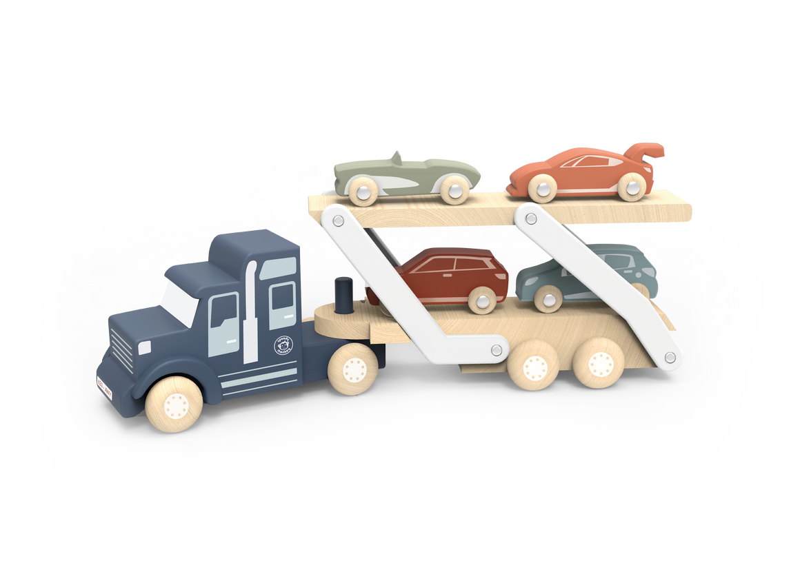 Speedy Monkey Car Transporter - Feather & Twigs