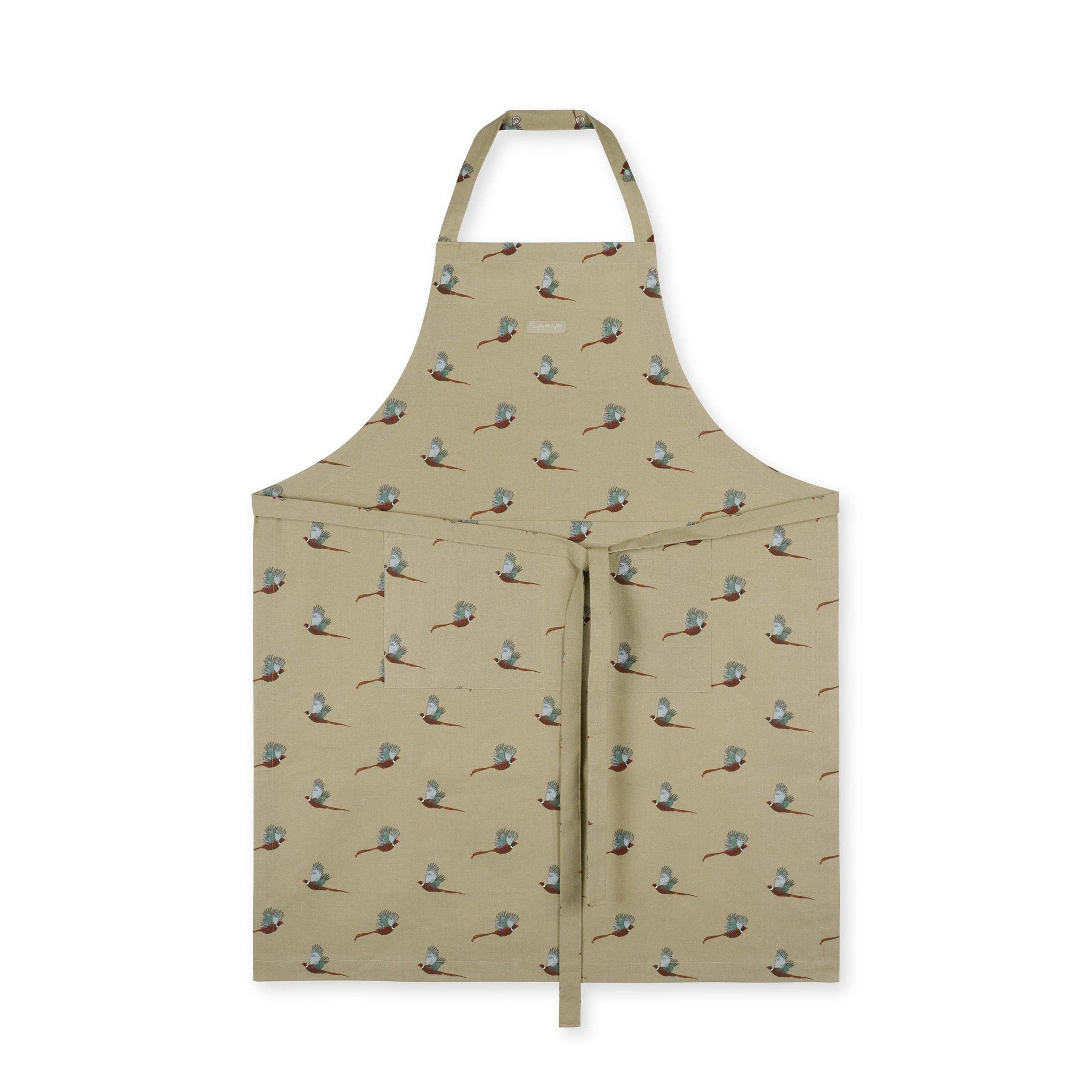 SOPHIE ALLPORT PHEASANT APRON – STYLISH KITCHEN TEXTILE GIFT