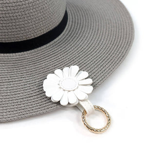 FLOWER MAGNET HOLDER - WHITE