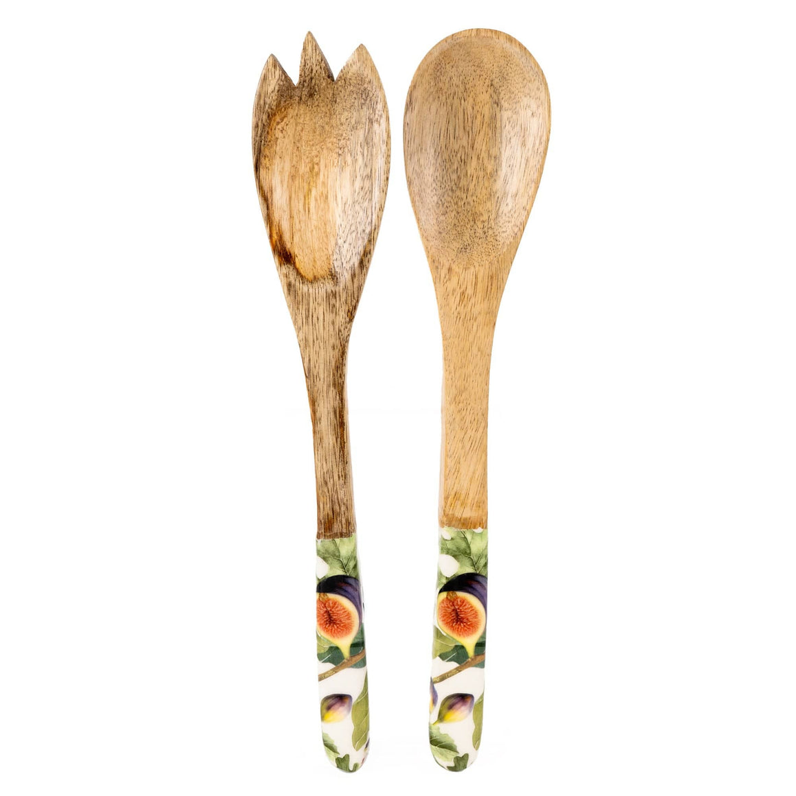 MANGO WOOD SPOON AND FORK ,- FIG DESIGN - Feather & Twigs