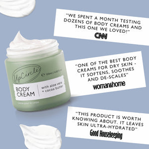 VEGAN BODY CREAM WITH ALOE VERA = COAOA BUTTER FOR DRY SKIN