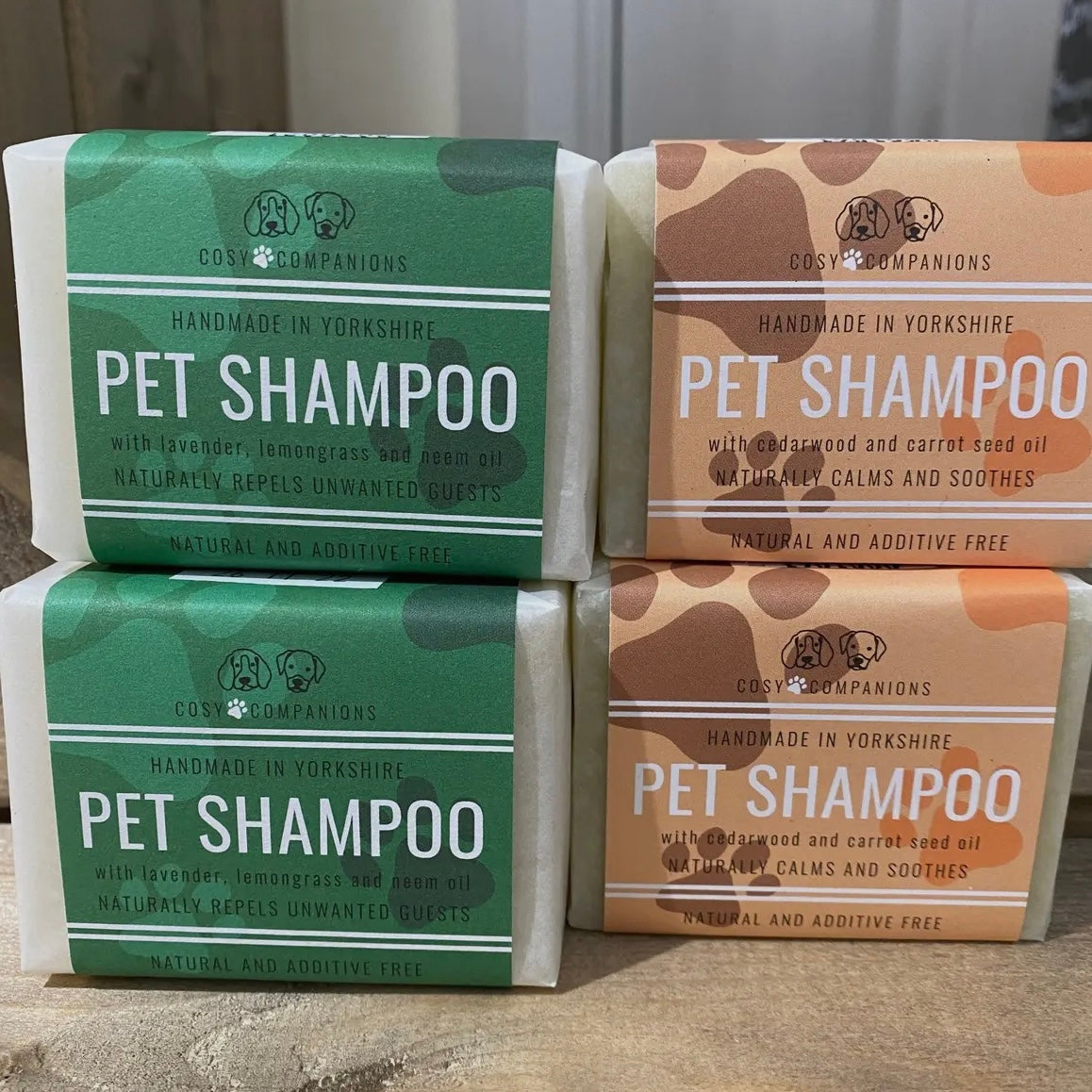 NATURAL PET SHAMPOO - TWO FRAGRANCES - Feather & Twigs
