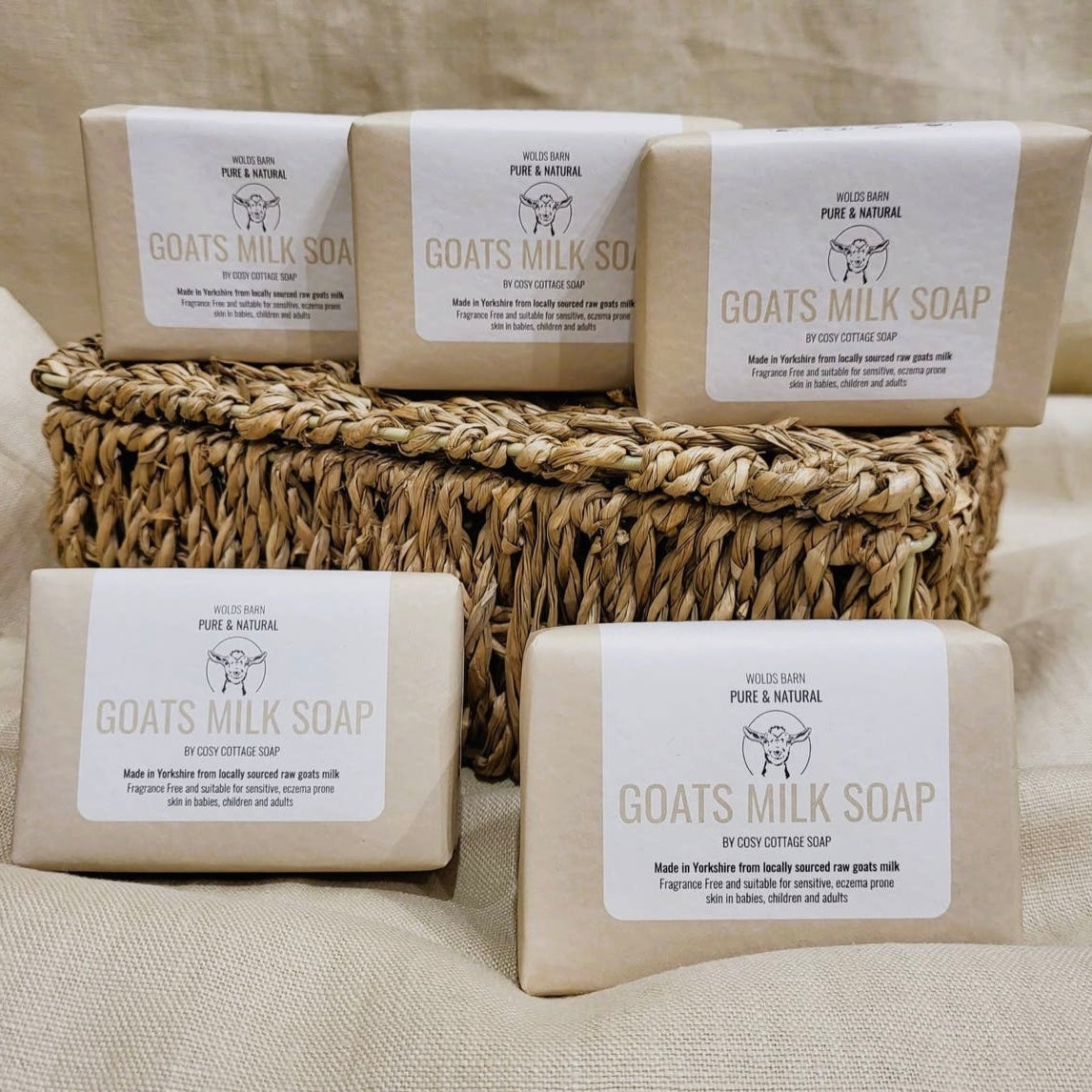 GOATS MILK SOAP FOR SENSITIVE SKINS OR BABIES - Feather & Twigs