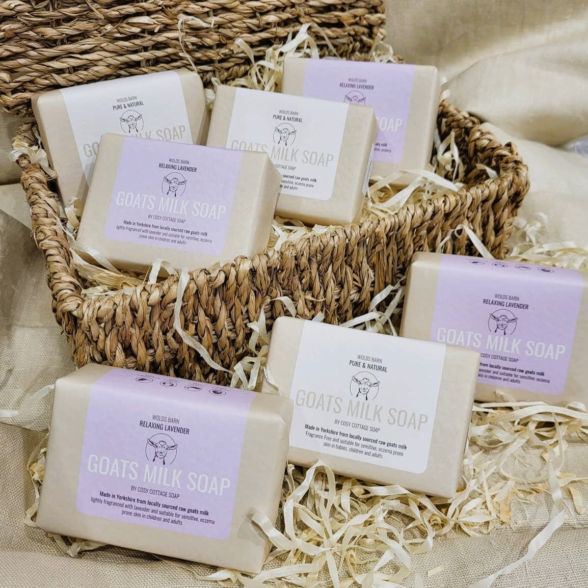 GOATS MILK SOAP FOR SENSITIVE SKINS OR BABIES - Feather & Twigs