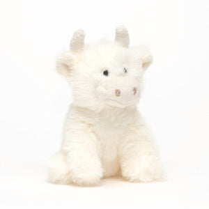 SCOTTISH HIGHLAND COW SOFT PLUSH TOY - 13CM