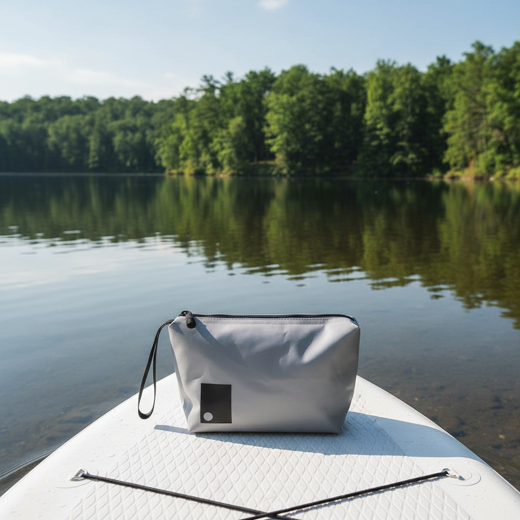 GREY WATERPROOF DRY BAG WASHBAG – TRAVEL READY