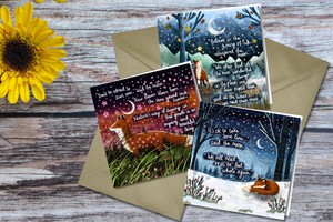 'FALLING APART' - GREETING CARD FROM FOX UNDER THE MOON