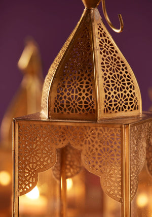 MINARET GLASS LANTERN - LARGE