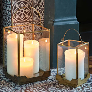 HANDMADE ANTIQUE BRASS CANDLE HOLDER