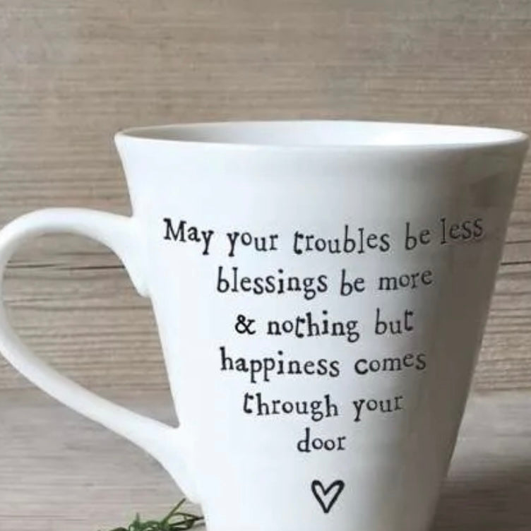 PORCELAIN FRIENDSHIP MUGS - VARIOUS MESSAGES - Feather & Twigs