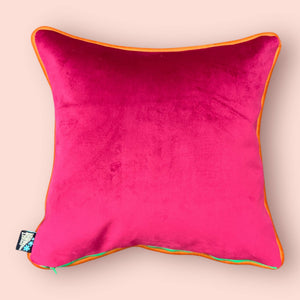SEAHORSE CUSHION - ORANGE/TEAL BY NEIGHBOURHOOD THREAT